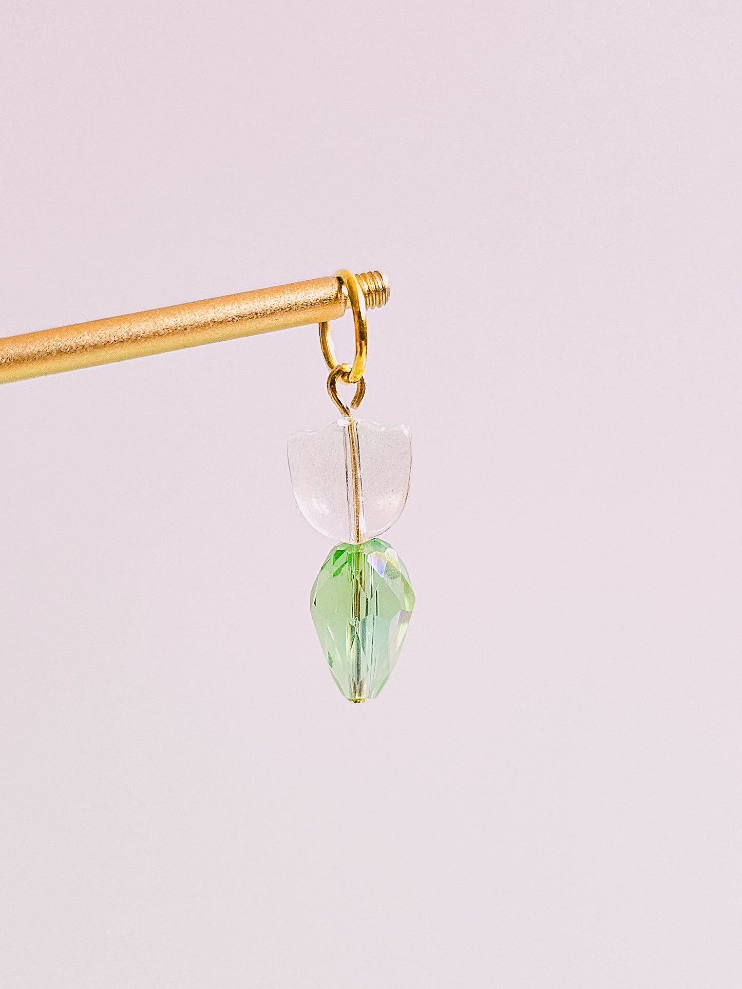 Tulip Green Charm for Opaluxe Charm Hoops