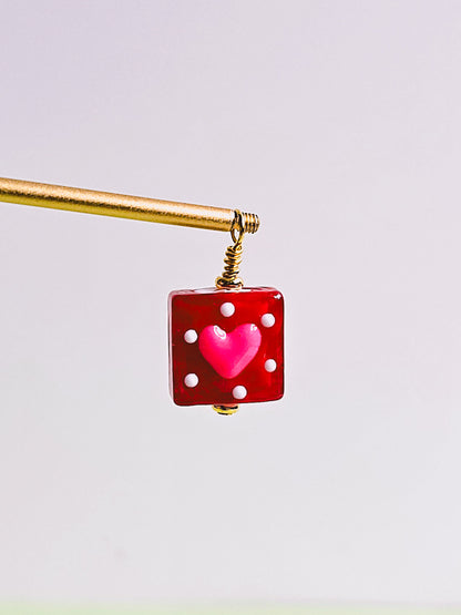 Bookstagram Millefiori Glass Charm for Opaluxe Charm Hoops