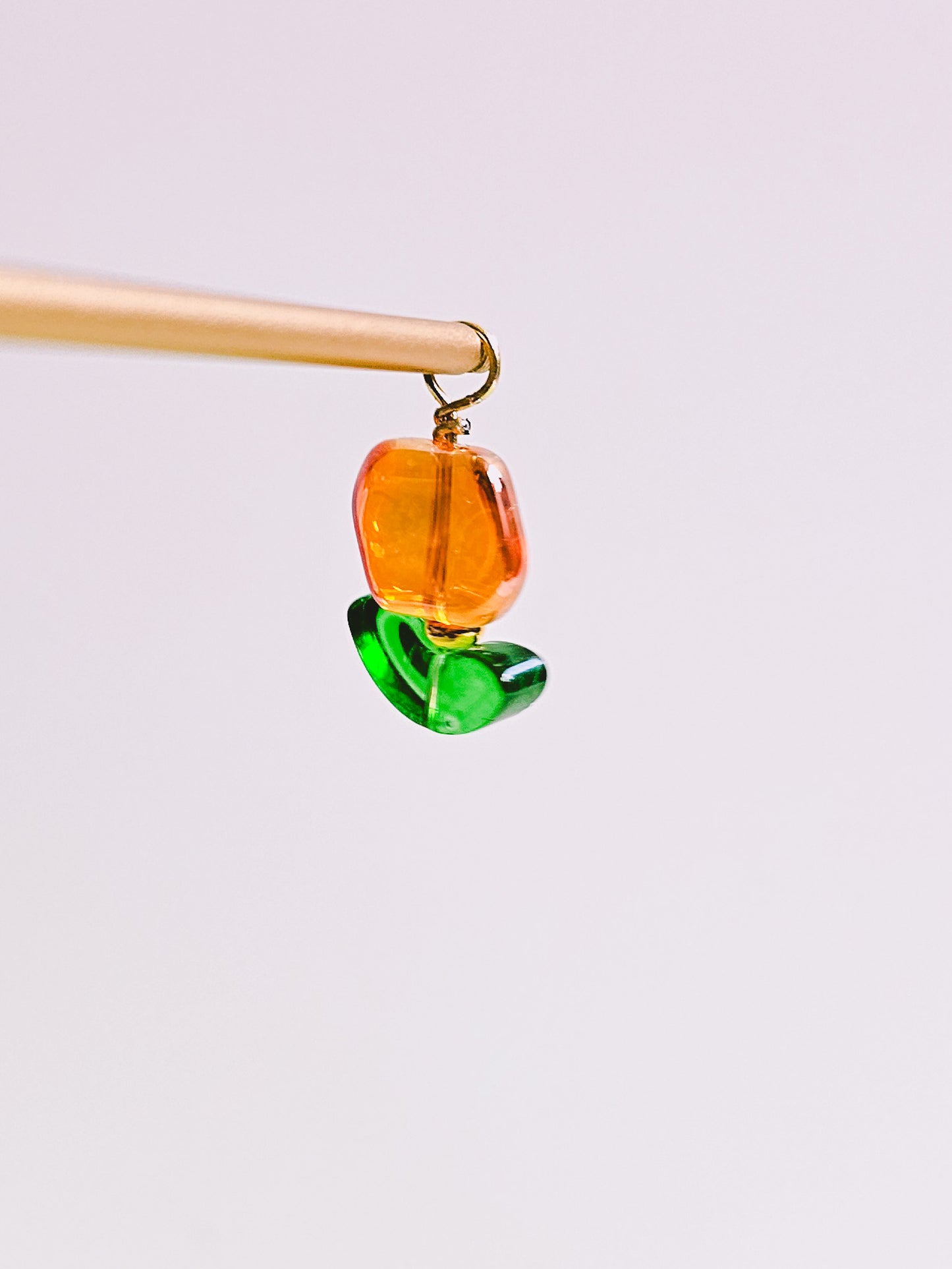 Glass Floral Charm for Opaluxe Charm Hoops