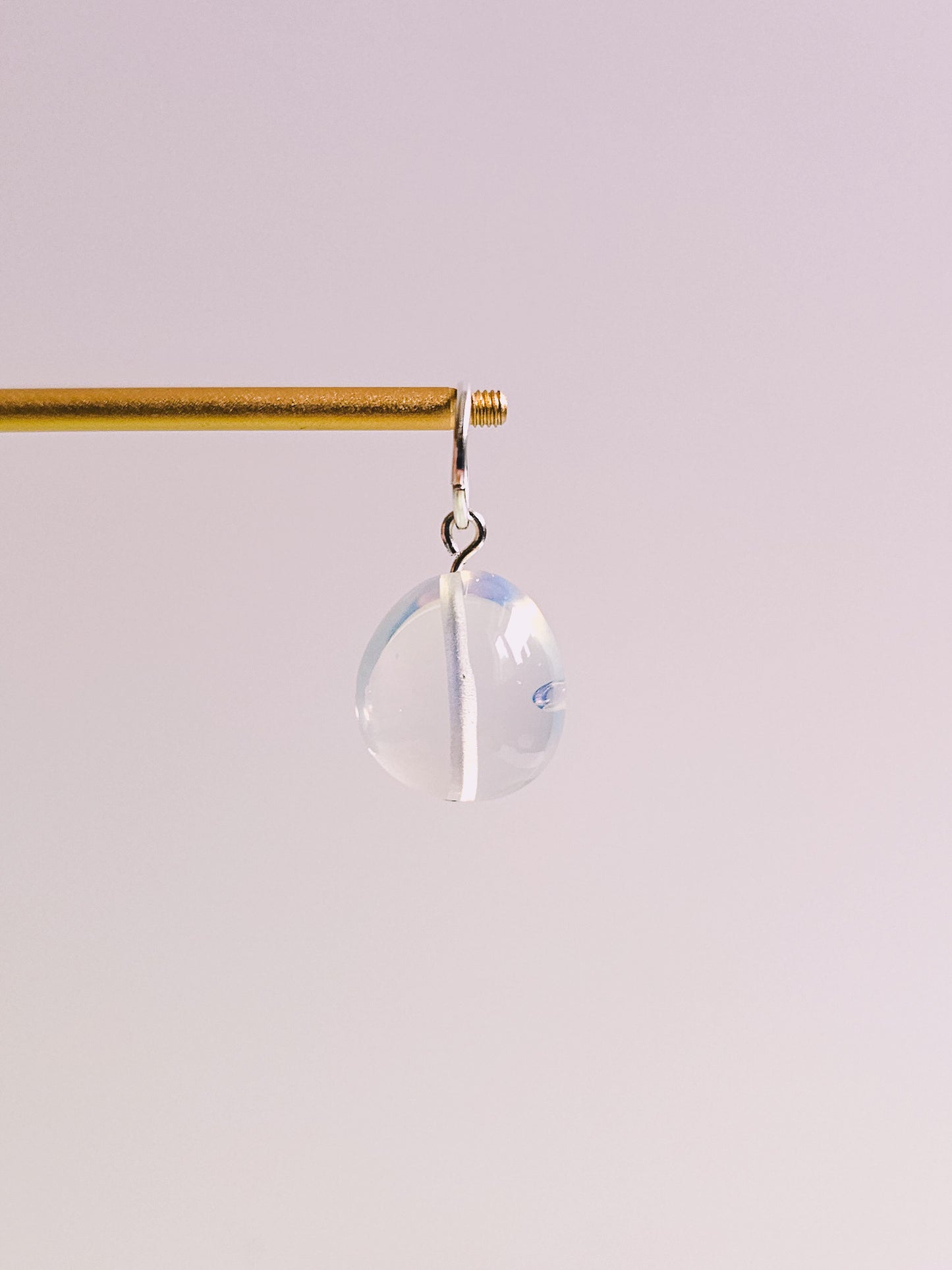 Bubble Glass Charm for Opaluxe Charm Hoops