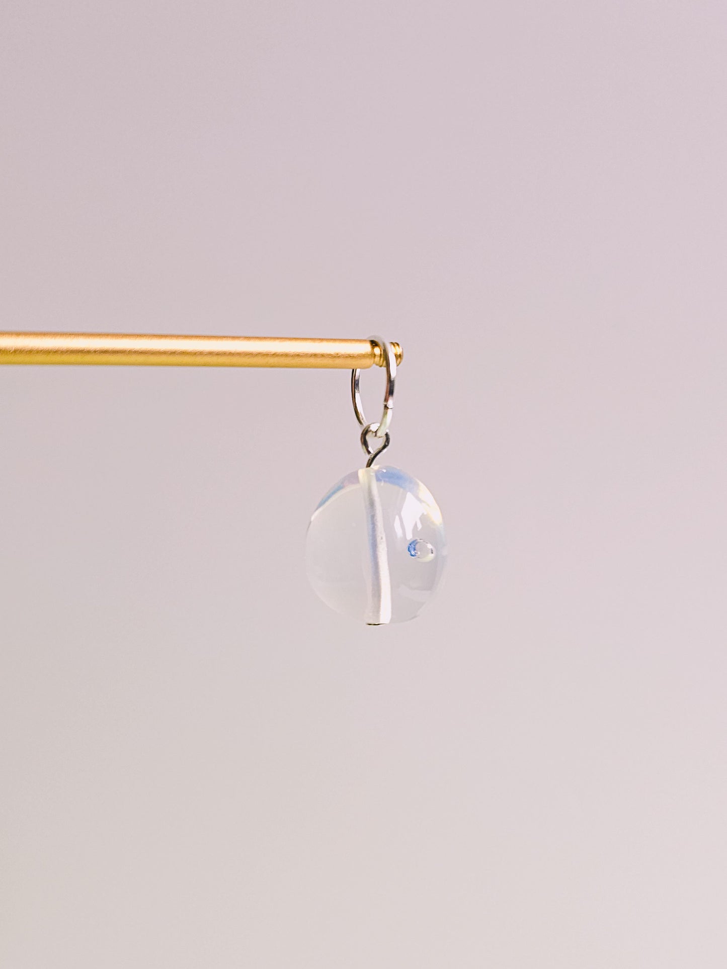 Bubble Glass Charm for Opaluxe Charm Hoops