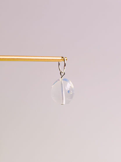 Bubble Glass Charm for Opaluxe Charm Hoops