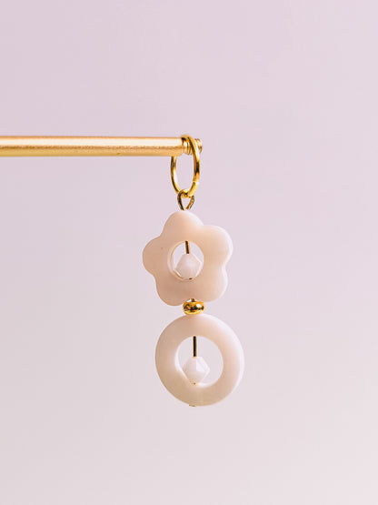 Flower Seashell Charm for Opaluxe Charm Hoops