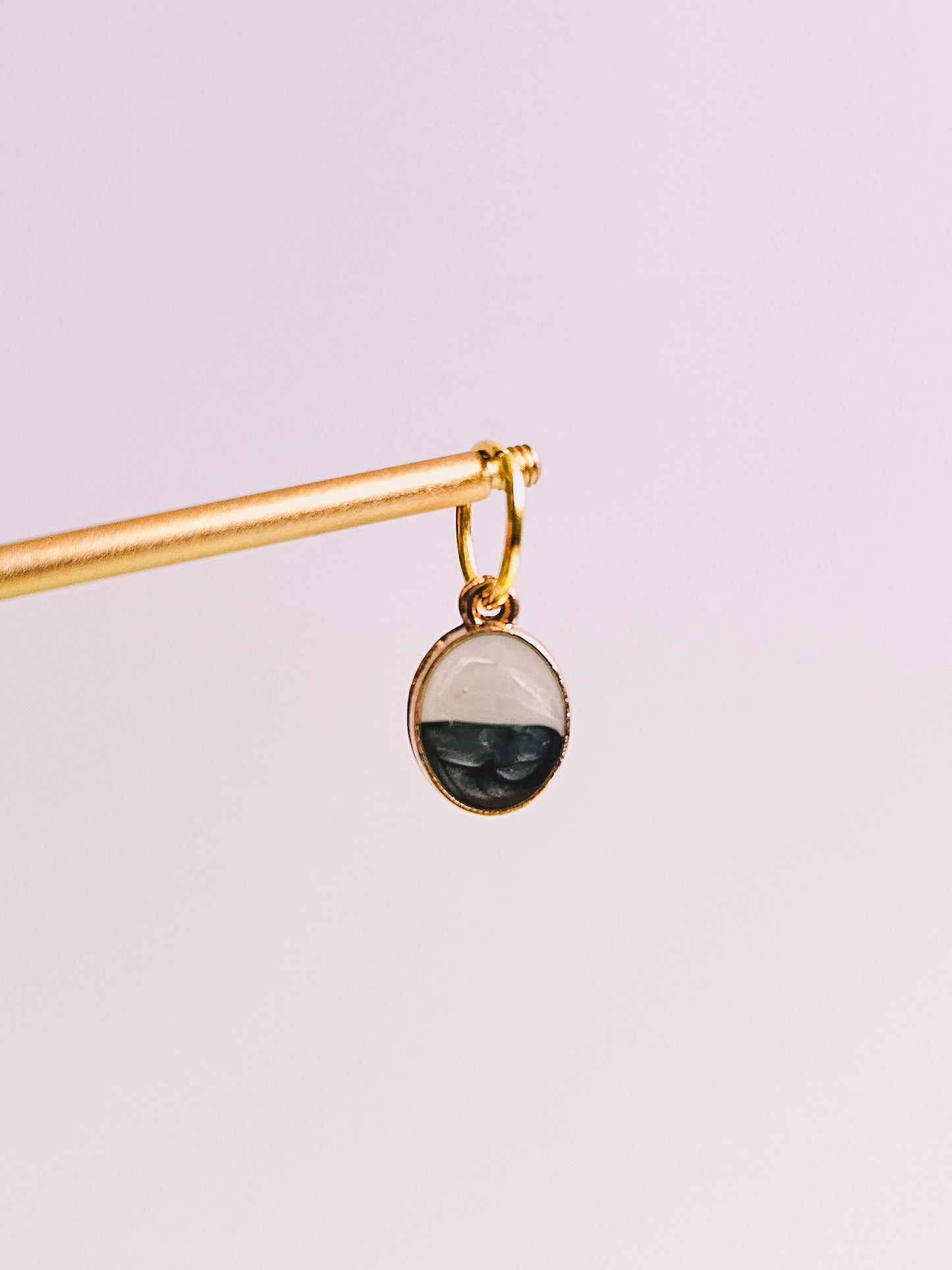 Black Sand Charm for Opaluxe Charm Hoops