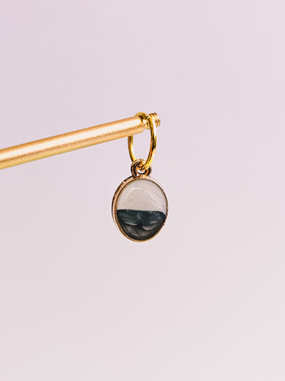 Black Sand Charm for Opaluxe Charm Hoops