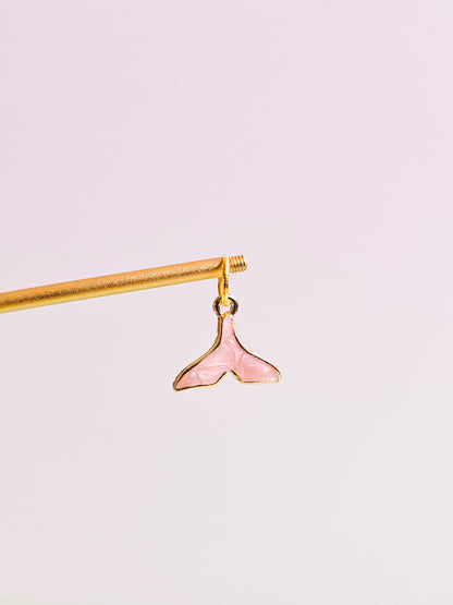 Whale Tail Charm for Opaluxe Charm Hoops