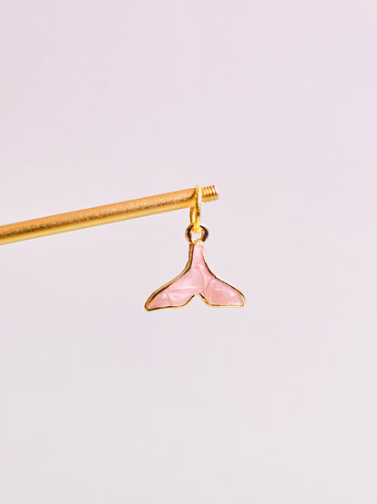 Whale Tail Charm for Opaluxe Charm Hoops