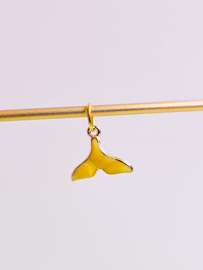 Whale Tail Charm for Opaluxe Charm Hoops