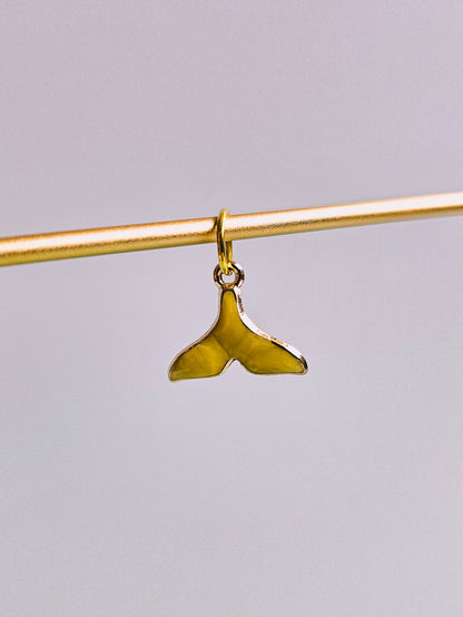 Whale Tail Charm for Opaluxe Charm Hoops