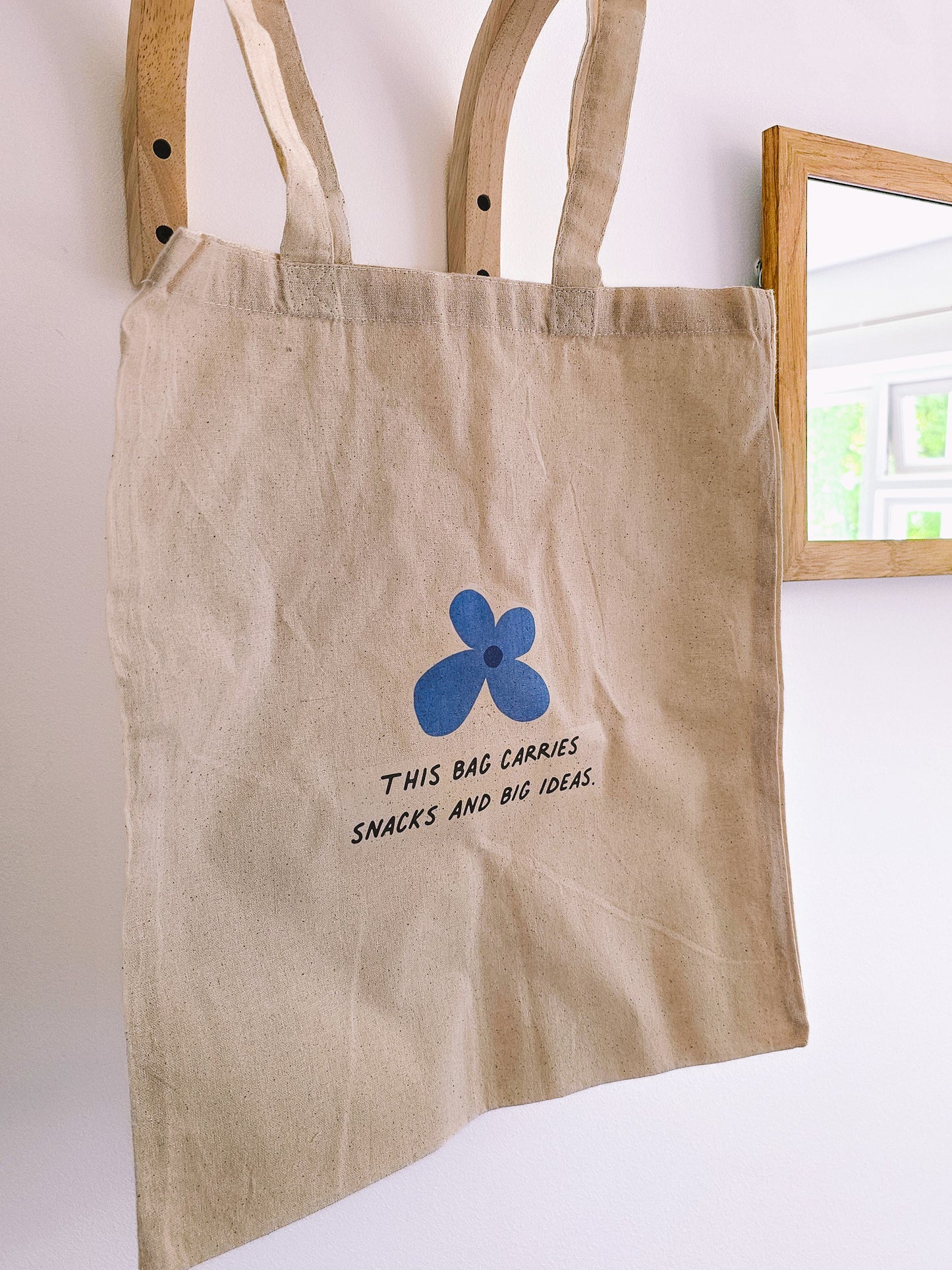 Snacks and Big Ideas Tote Bag