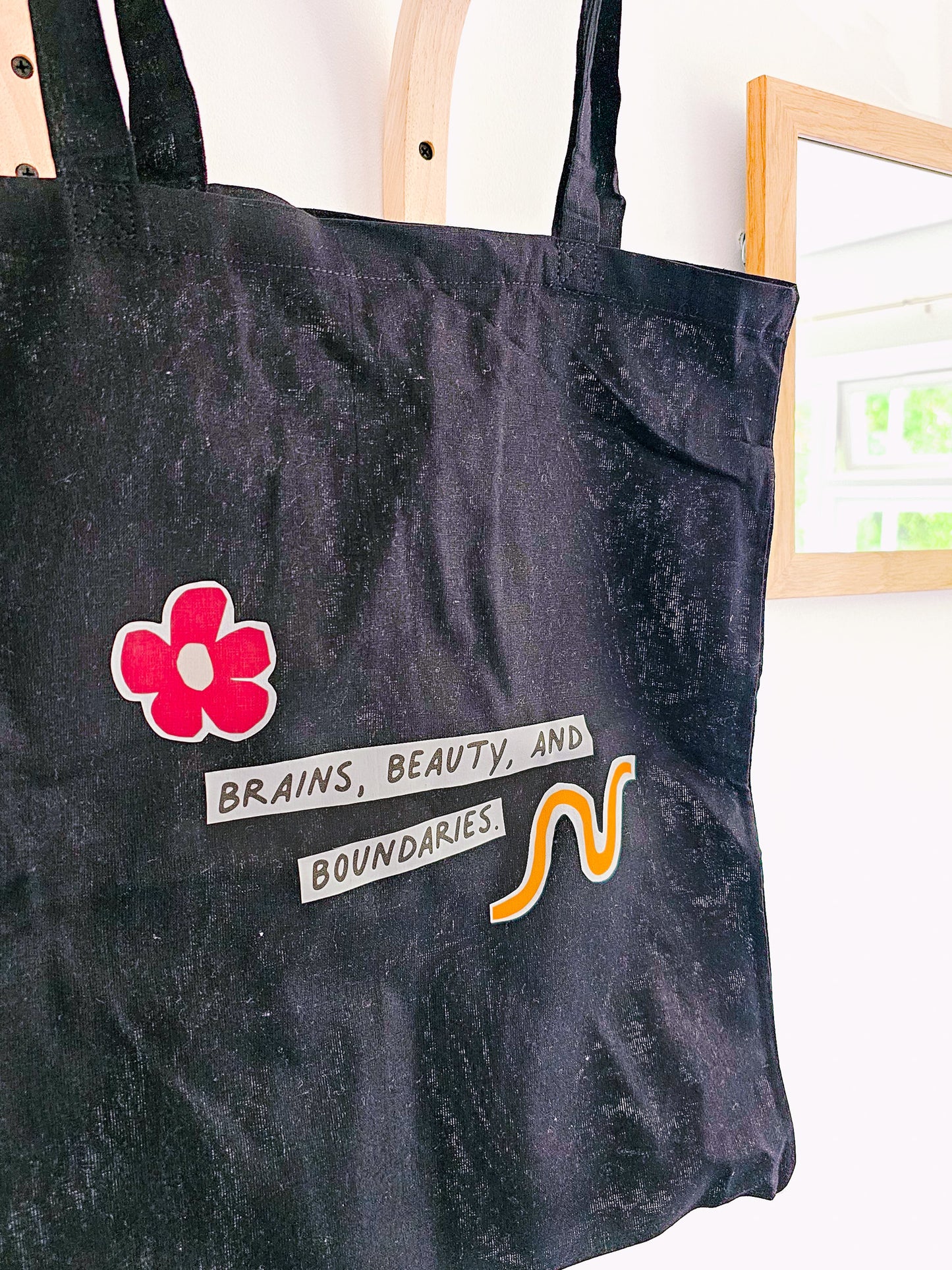 Beauty Brains and Boundaries Tote Bag