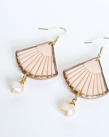 Sophisticated Freshwater Pearl Bridal Earring
